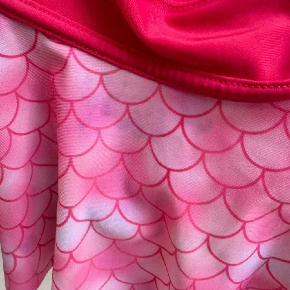 Dreamwave 3T Girls Pink Mermaid Swim Bikini Skort Bathingsuit Bottom